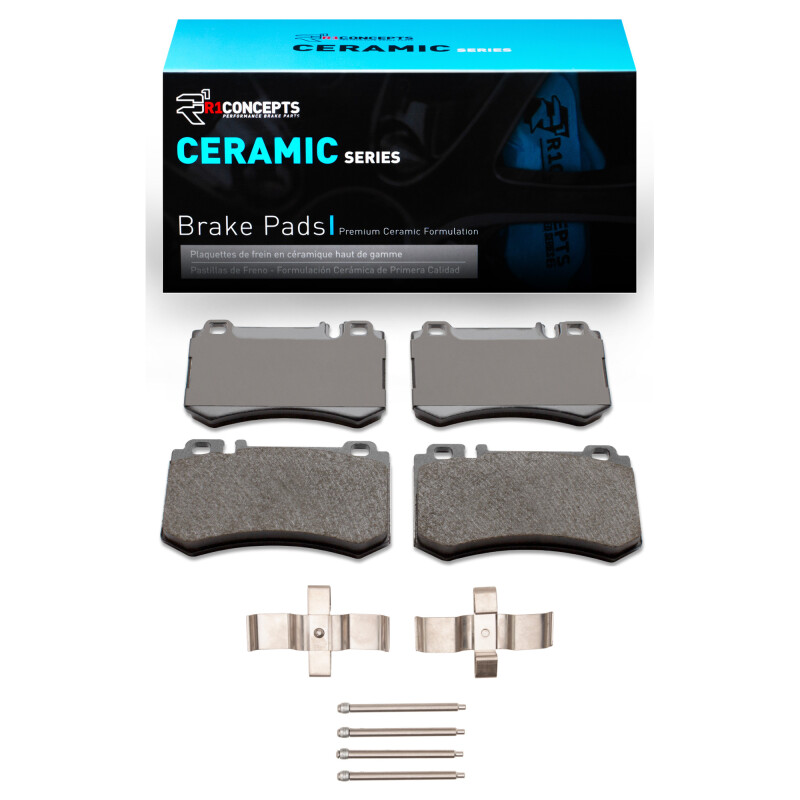 Mercedes-Benz CLK63 AMG Brake Pads - Rear - R1 Concepts - Ceramic - `03-`11 Mercedes-Benz CLK63 AMG Brake Pads - Rear - R1 Concepts - Ceramic - `03-`11